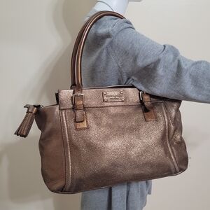 Kate Spade Metallic Bronze Shoulder Bag